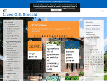 Tablet Screenshot of liceobrocchi.vi.it